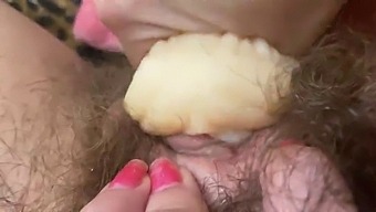 A Strong Clitoris Orgasm Was An Extreme Closeup Of Vagina Sexual Activity In 60fps Hd Pov.