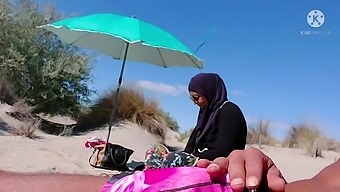 I Shocked This Muslim By Taking My Penis Out At The Beach.