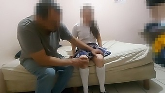 Beautiful Mexican Teenager Cheating With Her Neighbor To Get A Present, Having Sex With A Young Man From Sinaloa In A Homemade Video