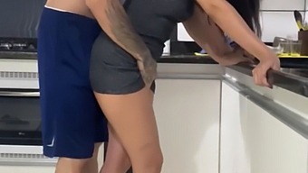 Making Love To My Wife While She Cleans In The Kitchen - A Hot And Steamy Encounter