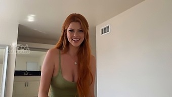 A Redheaded Babe Gets Her Oral Skills Tested In A Pov Video