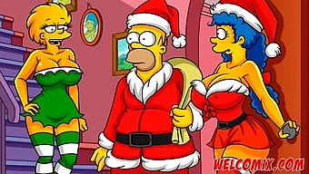 Christmas Surprise: Husband Gives Wife To Beggars As A Gift In Simptoons Hentai