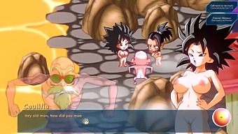 Huge Boobs And Natural Assets In Wild Saiyans Adventure