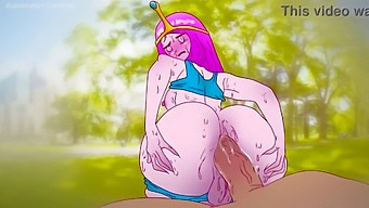 Cartoon Princess Bubblegum'S Erotic Encounter In The Park For A Chocolate Treat!