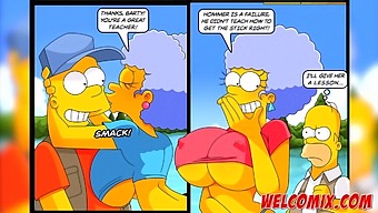 Discover The Finest Cartoon Characters With Amazing Breasts And Derrieres In Simpson Porn!