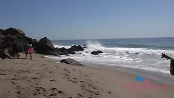 Pov Video Of A Wild Car Ride With Blonde Babe Summer Vixen On A Beach Date