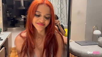 Penis-Hungry Teen With Red Hair Trades Oral Skills For Money