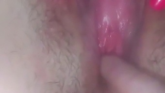 Intense Pussy Play With A Huge Dildo And Fingers