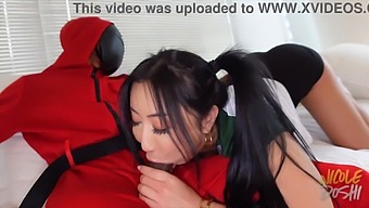 Bbc Dominates Asian Girl In A Gaming-Themed Sex Session