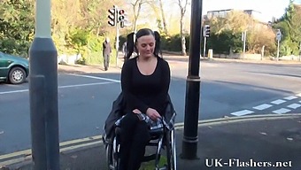 Disabled Adult Actress Exhibits Herself In Public
