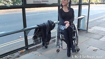 Disabled Adult Actress Exhibits Herself In Public