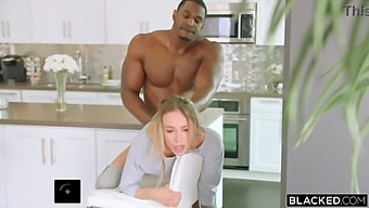 She Cheats On Him With His Muscular Black Friend While He'S Away