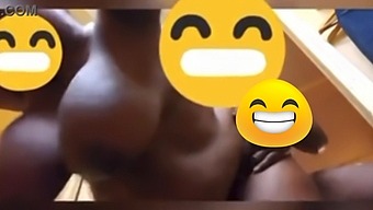 Elderly Ebony Woman Struggles With Anal Penetration In Doggy Style