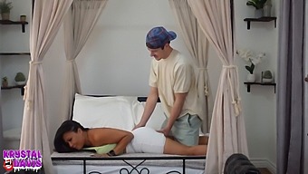Sensual Encounter With Stepson On The Bed