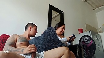 I Pleasure Myself While Observing My Stepsister'S Derriere, And When She Stumbles Upon Me With My Member Inactive, She Craves To Straddle It.