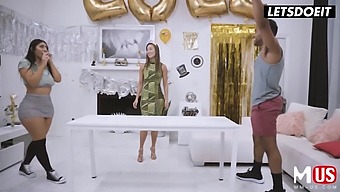 Voluptuous Violet Myers, A Spoiled Beauty, Celebrates Her Birthday With A Massive Bbc